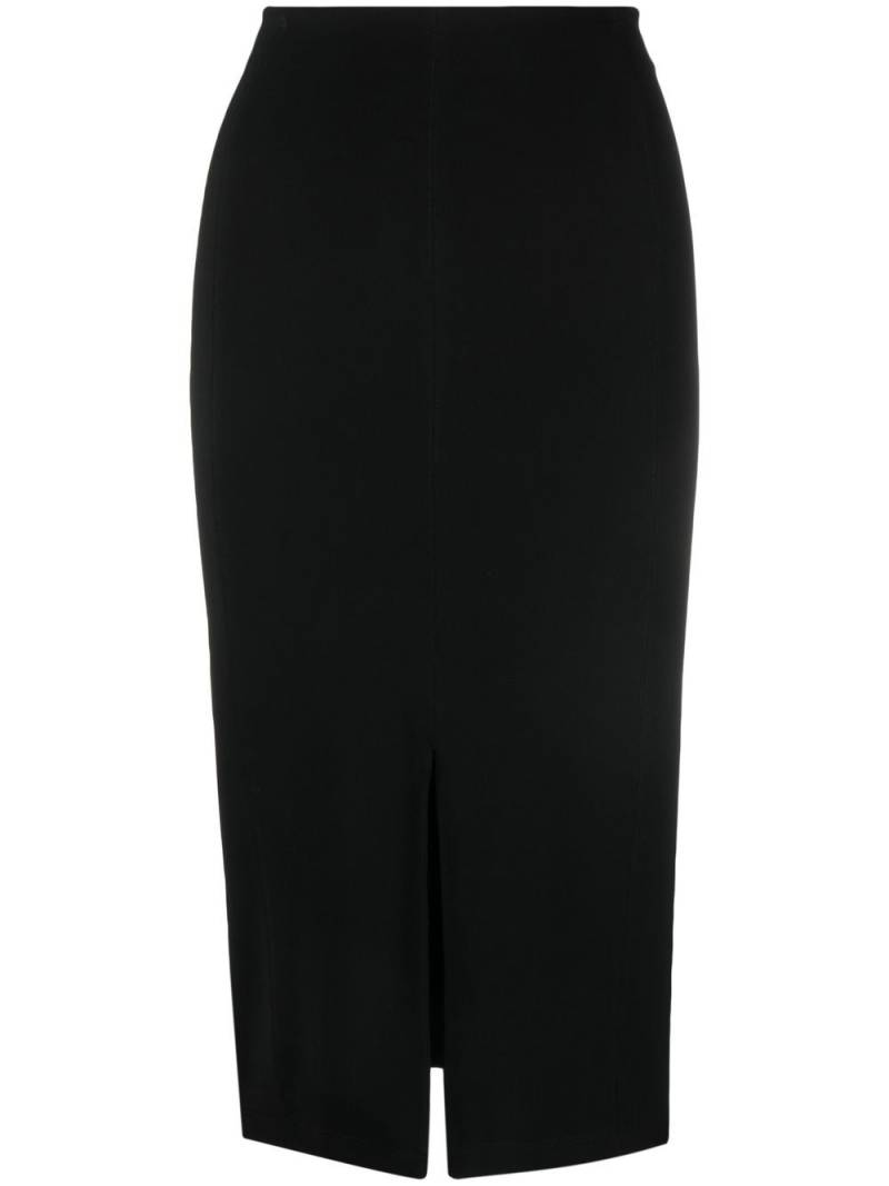 PINKO split front midi skirt - Black von PINKO