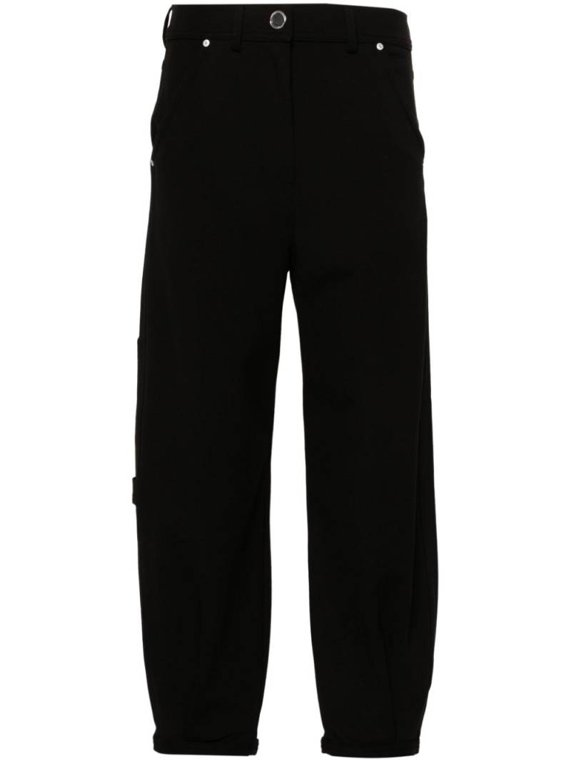 PINKO tapered-leg jersey trousers - Black von PINKO