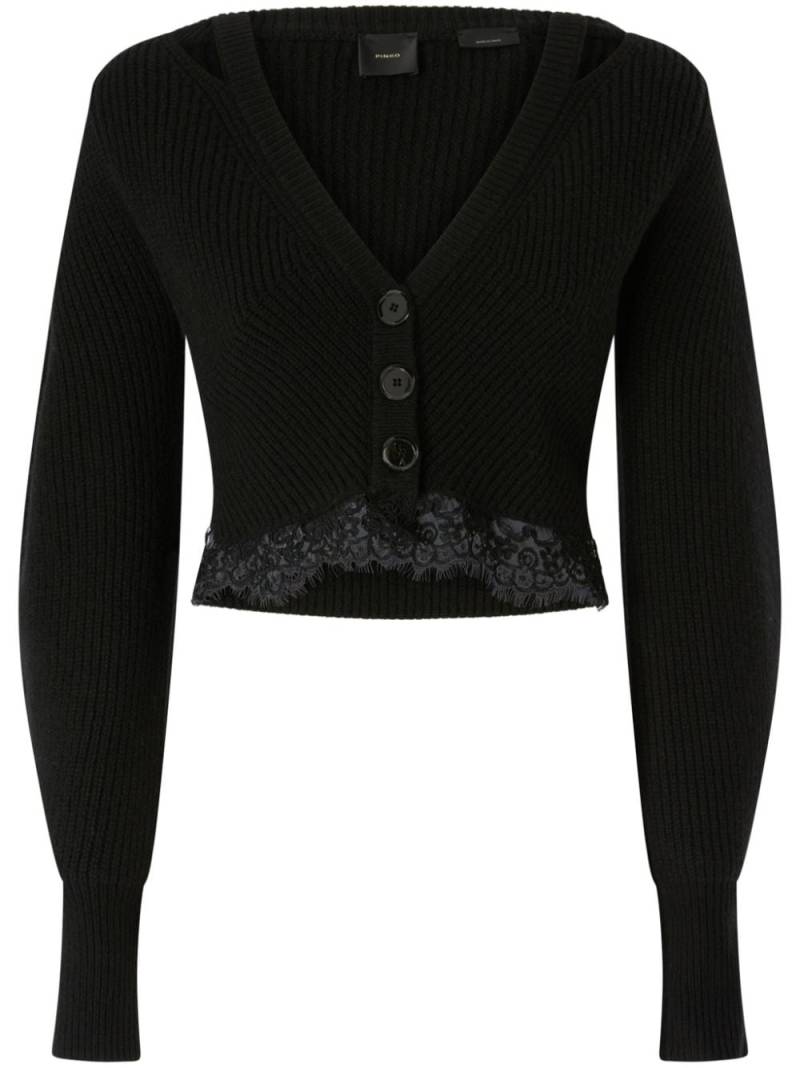 PINKO v-neck cardigan - Black von PINKO