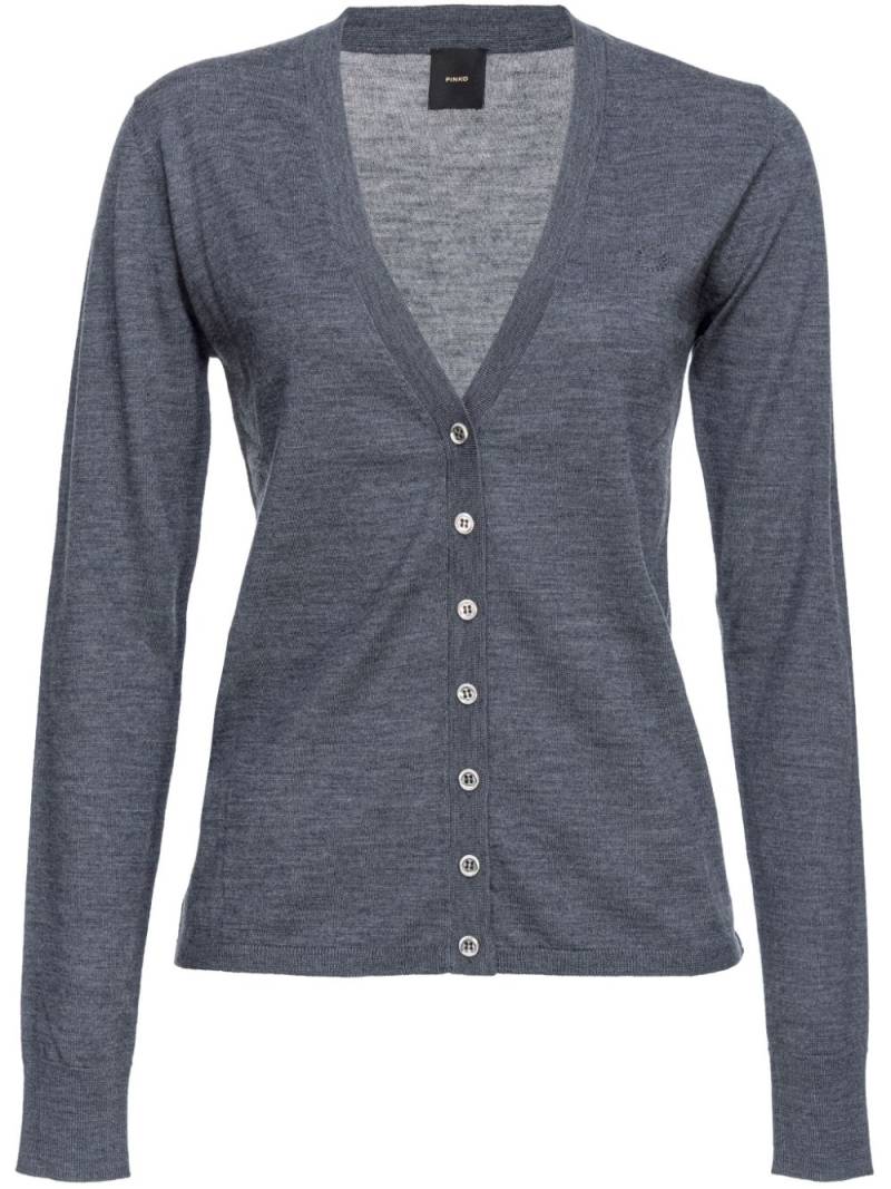 PINKO v-neck wool cardigan - Grey von PINKO