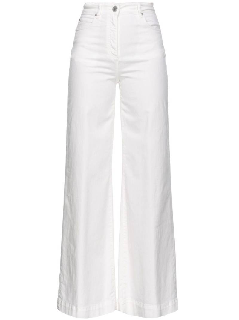 PINKO wendy wide-leg trousers - White von PINKO