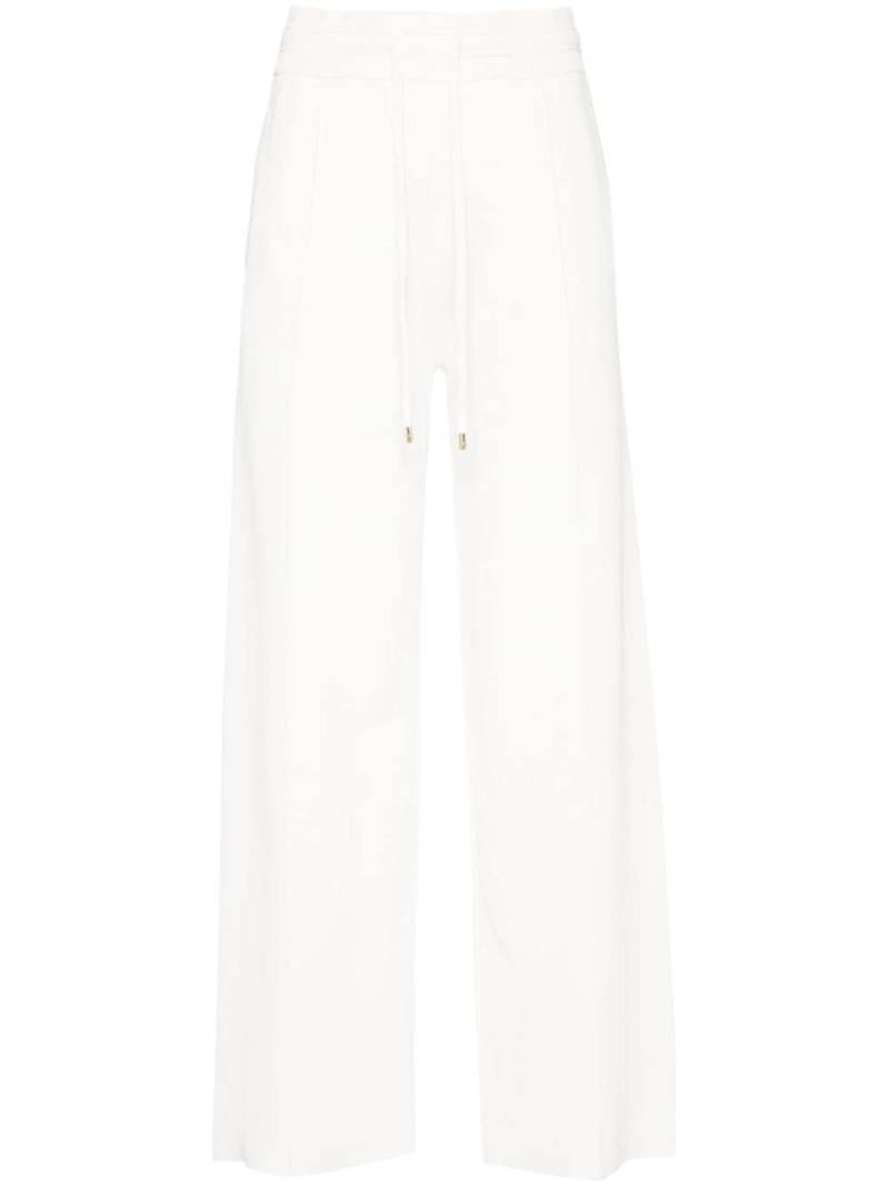 PINKO wide-leg jersey track pants - White von PINKO