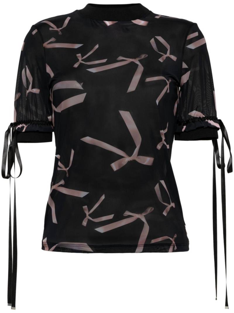 PINKO x Patrick McDowell printed blouse - Black von PINKO