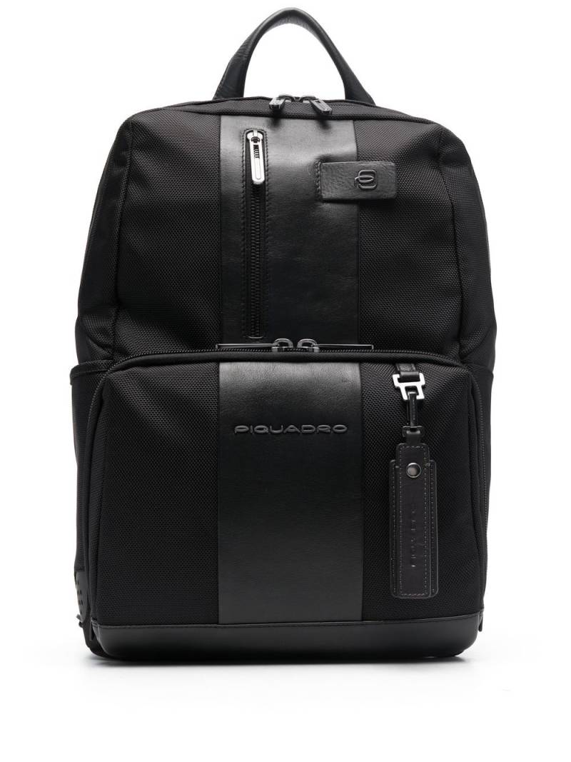 PIQUADRO Brief panelled backpack - Black von PIQUADRO