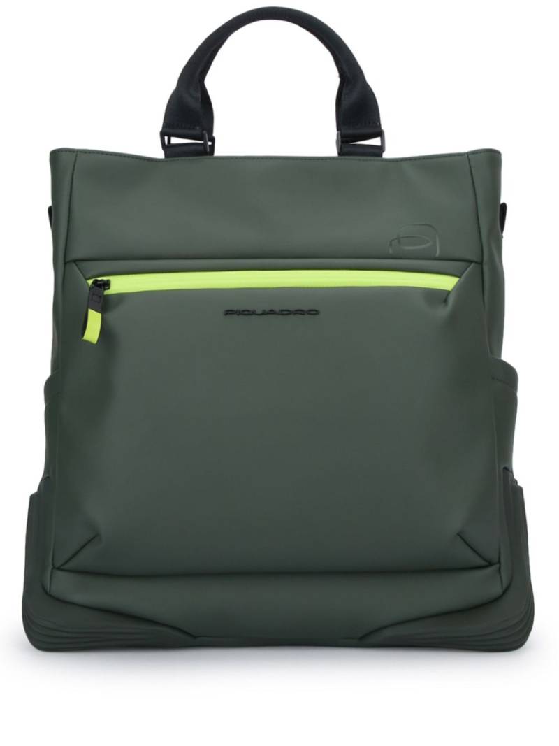 PIQUADRO Convertible to Backpack 14" tote bag - Green von PIQUADRO