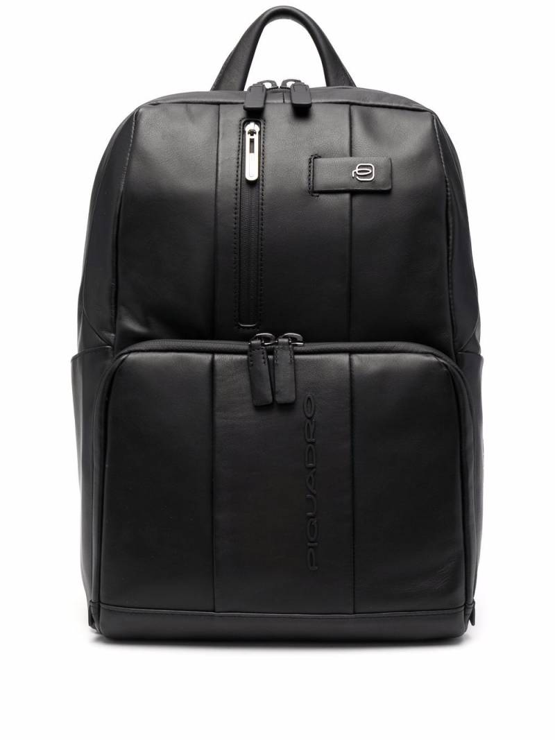 PIQUADRO Urban panelled backpack - Black von PIQUADRO