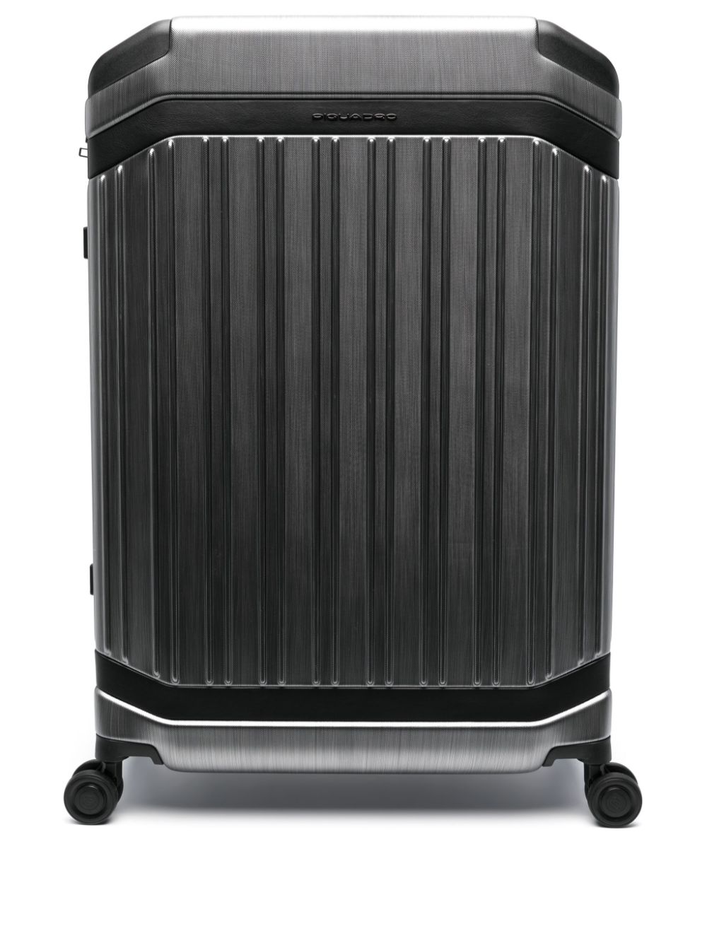 PIQUADRO big Spinner zip-around suitcase - Silver von PIQUADRO