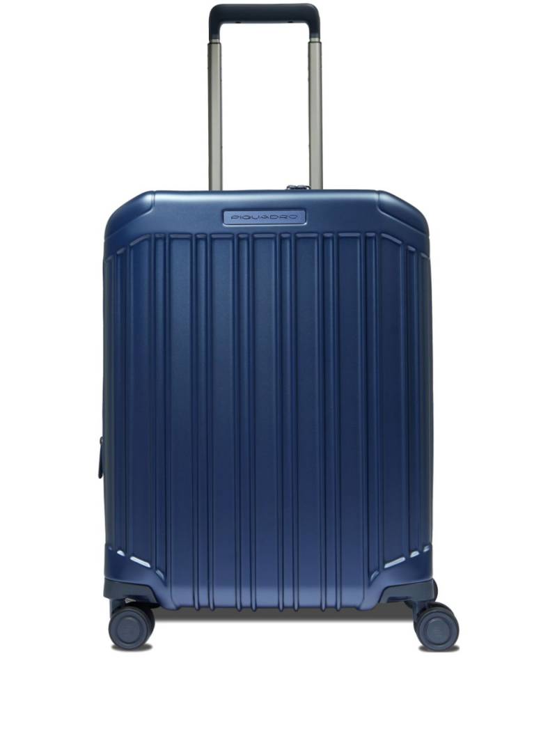 PIQUADRO four-wheel cabin suitcase - Blue von PIQUADRO