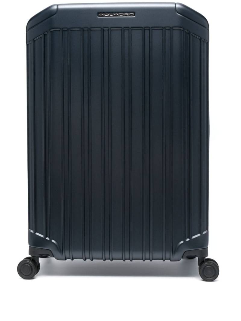 PIQUADRO hard-case rolling luggage - Blue von PIQUADRO