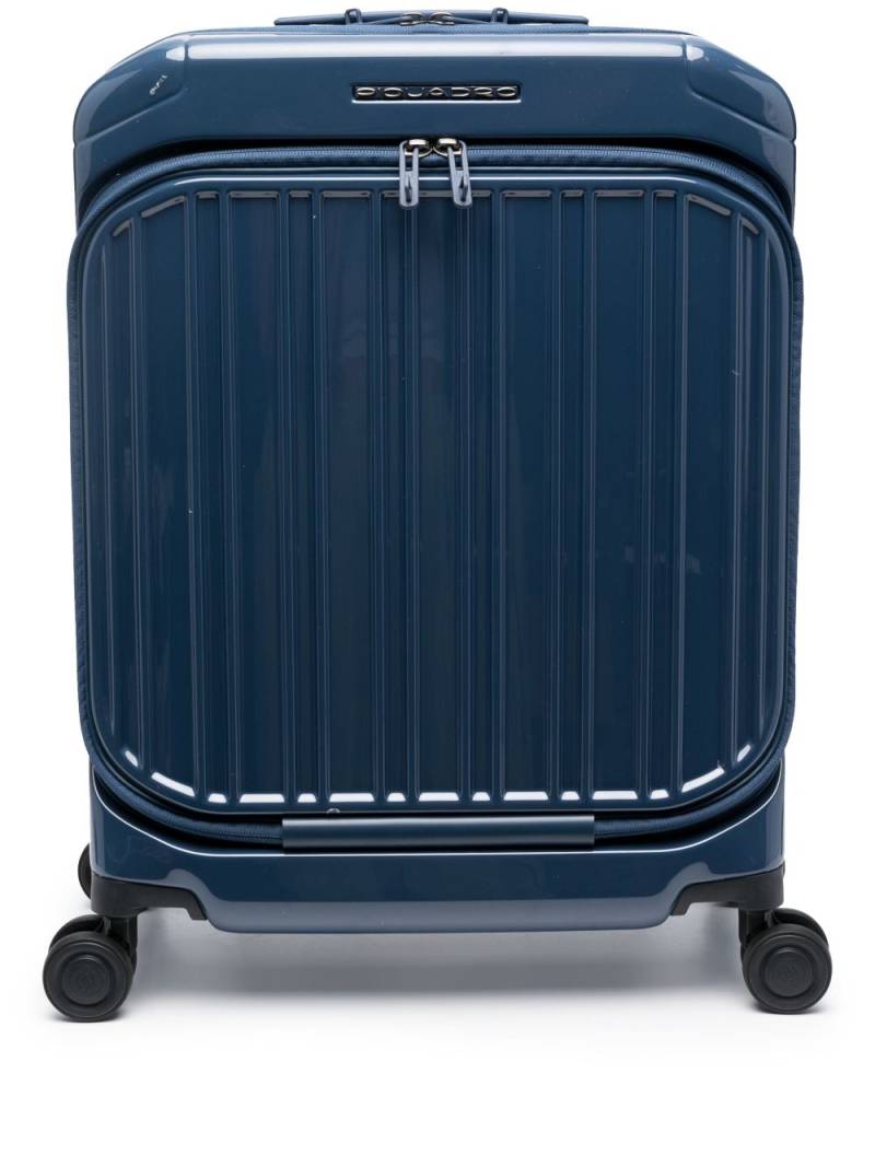 PIQUADRO hardside spinner cabin suitcase - Blue von PIQUADRO