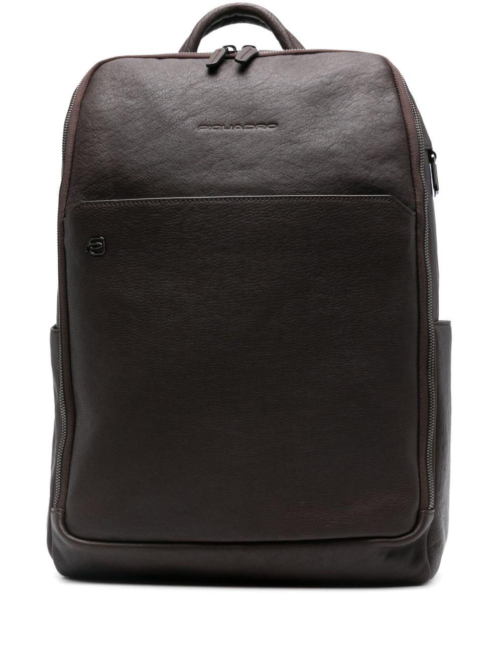 PIQUADRO leather backpack - Brown von PIQUADRO