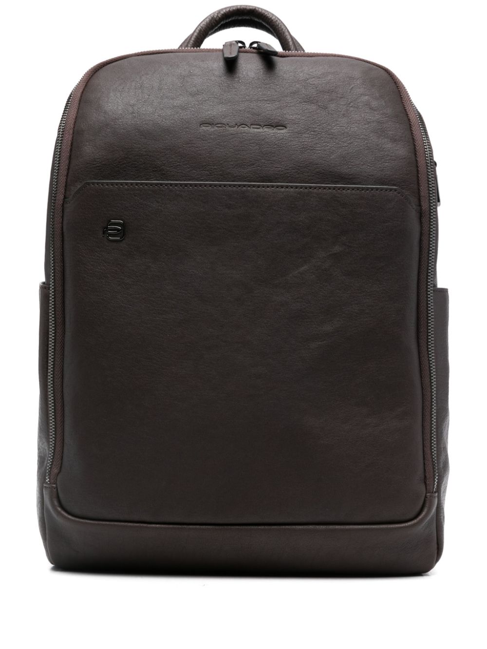 PIQUADRO leather backpack - Brown von PIQUADRO