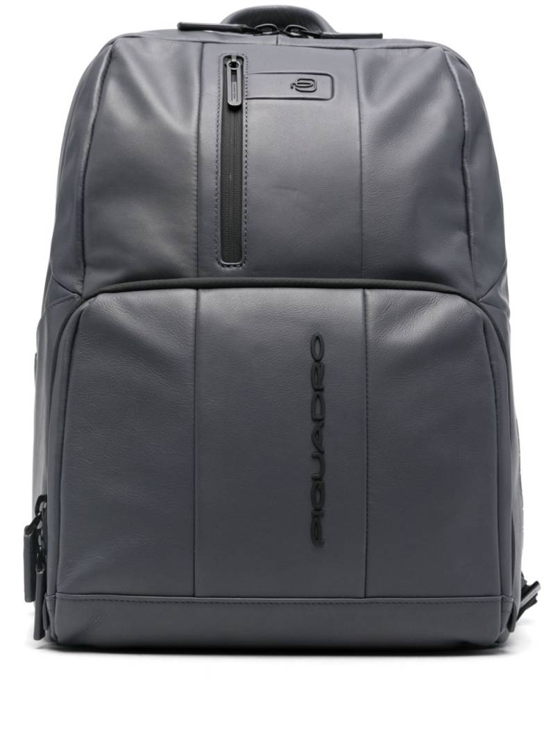 PIQUADRO leather backpack - Grey von PIQUADRO