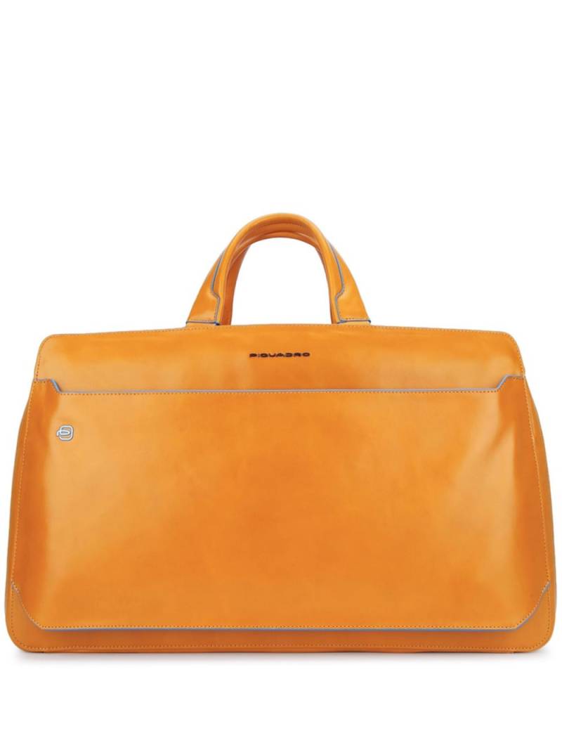 PIQUADRO leather duffle bag - Yellow von PIQUADRO