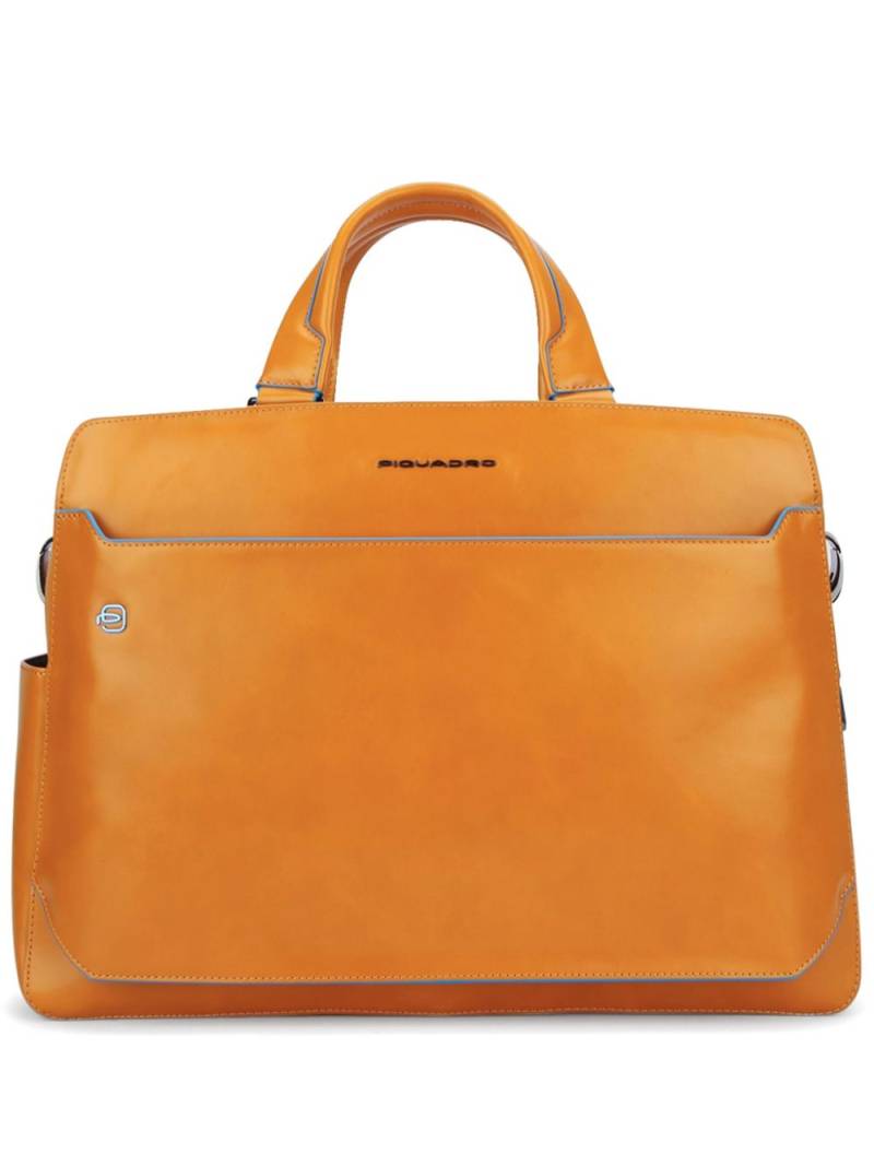 PIQUADRO leather laptop bag - Orange von PIQUADRO