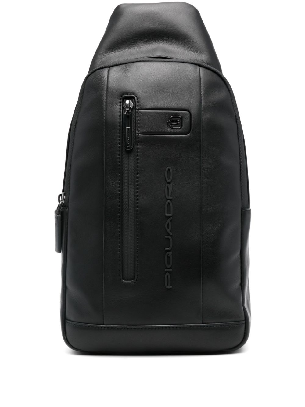 PIQUADRO logo-embossed backpack - Black von PIQUADRO