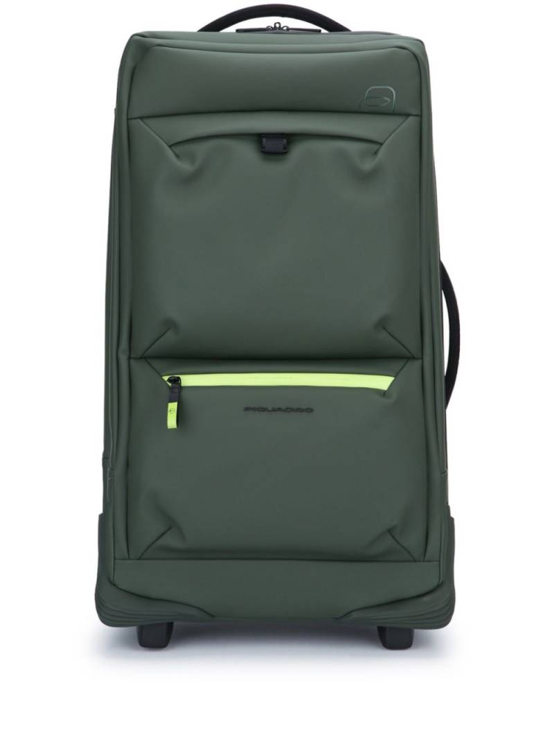 PIQUADRO logo-embossed trolley - Green von PIQUADRO