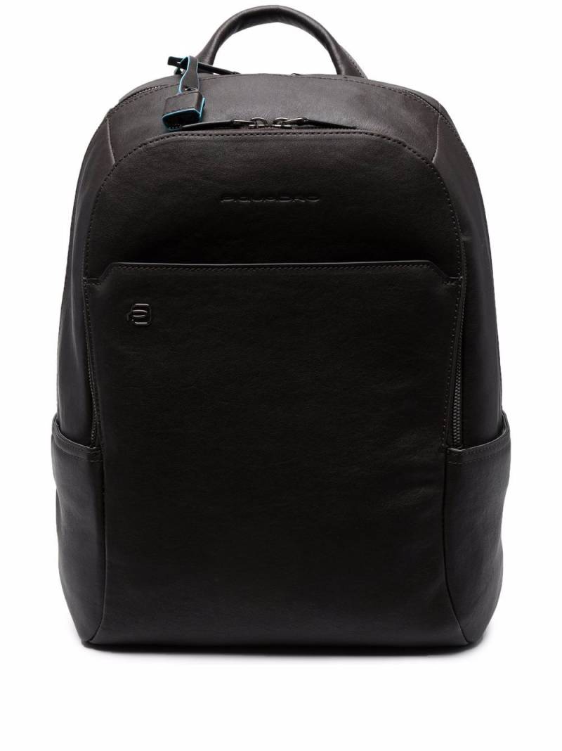 PIQUADRO square laptop backpack - Brown von PIQUADRO