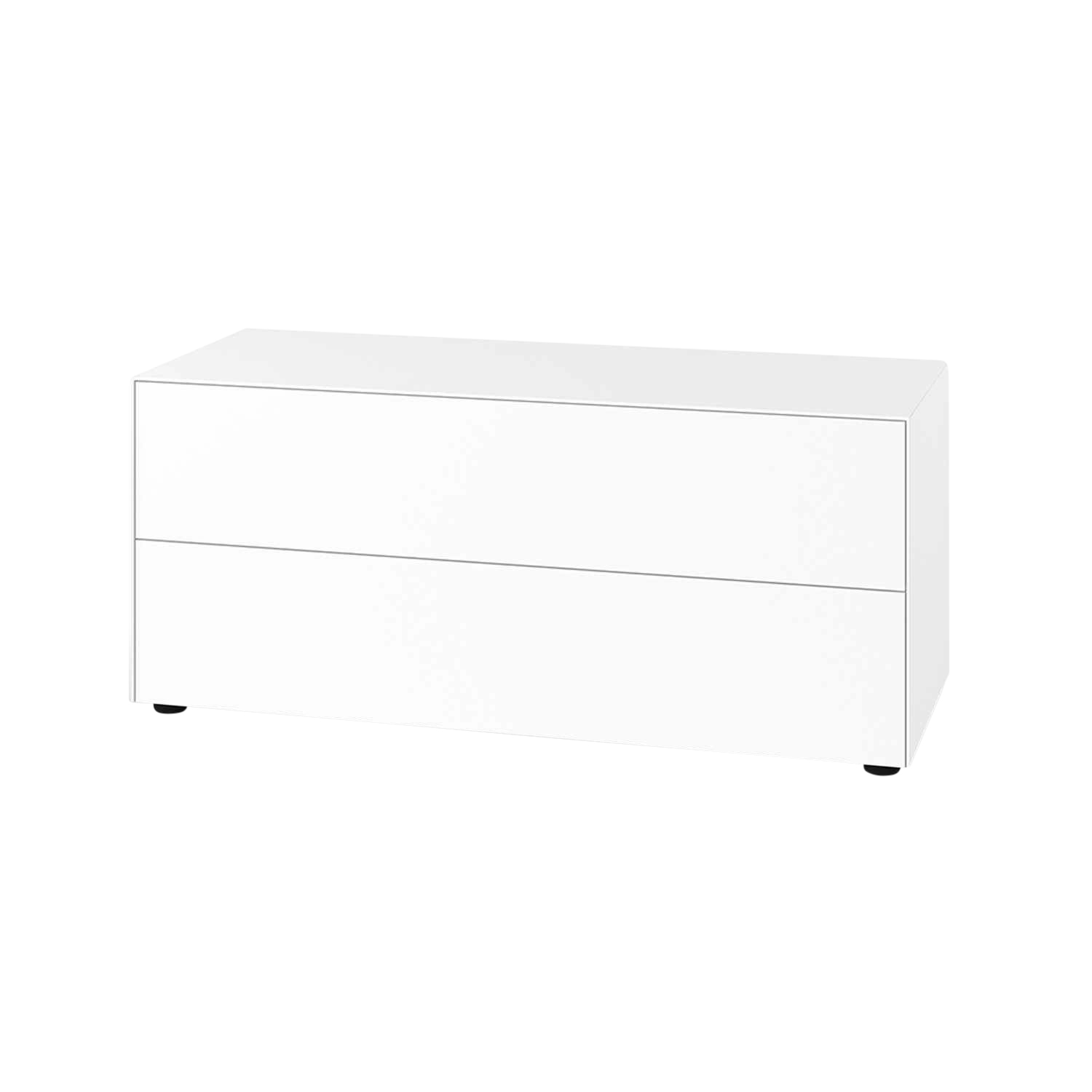 Nex Pur Box Schubkasten Lowboard, Breite 120 cm, Farbe 01 - white / weiss von PIURE