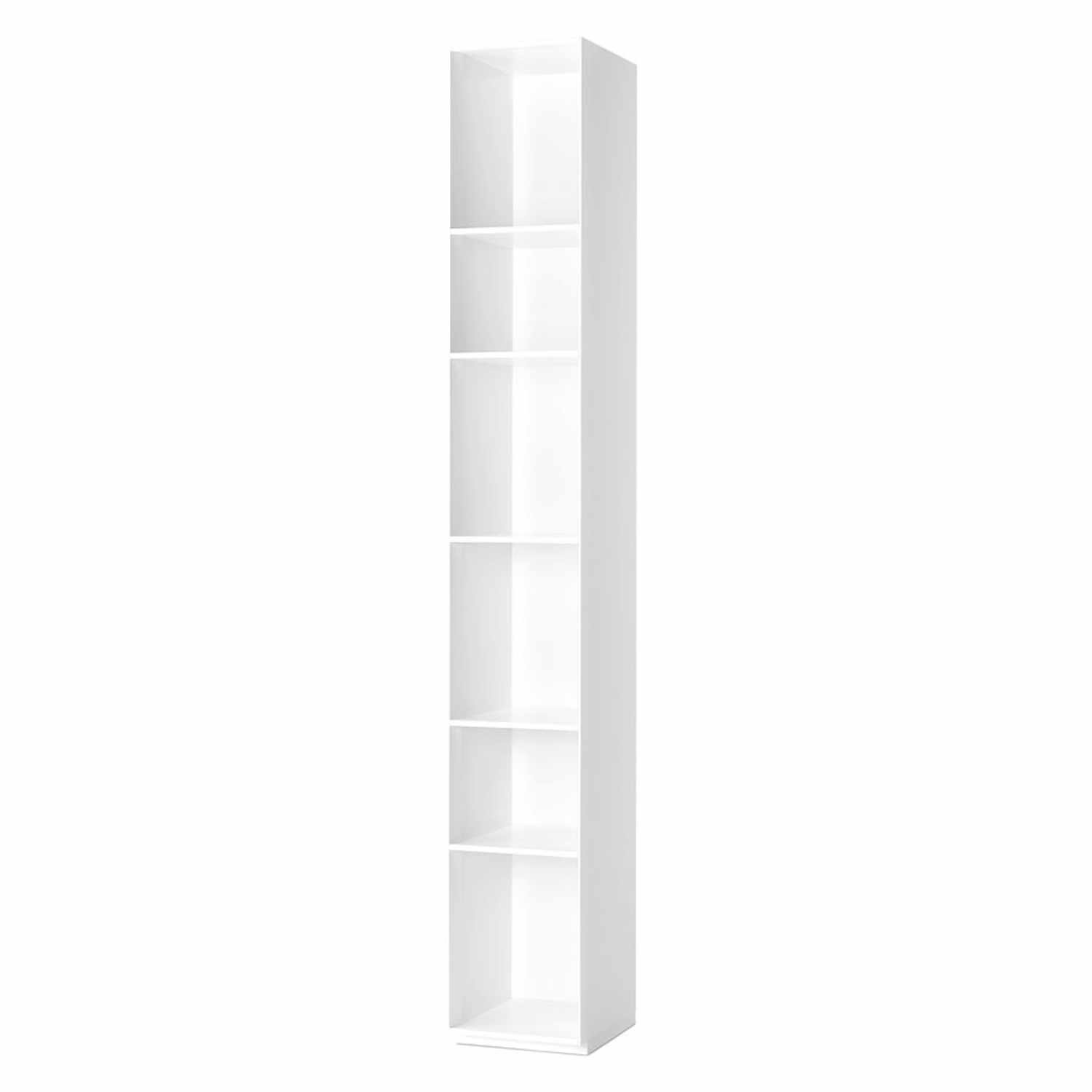 Nex Pur schmal Regal, Tiefe 36 cm, Farbe 01 - white / weiss von PIURE