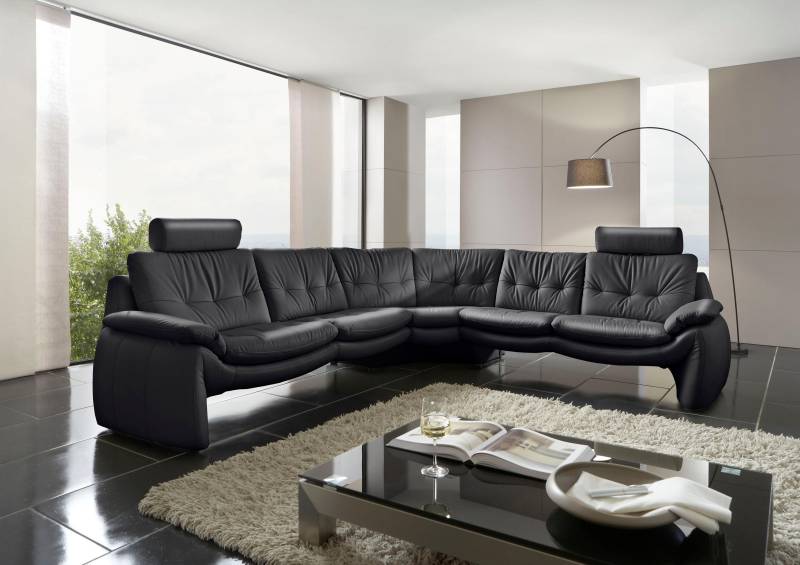 PLACES OF STYLE Ecksofa »Luna L-Form«, in einzigartiger Optik von PLACES OF STYLE