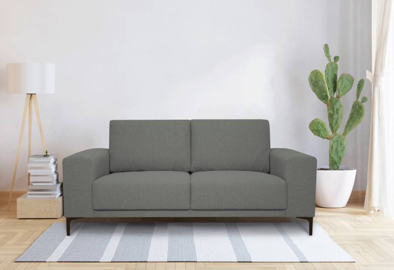 Places of Style 2-Sitzer »Xander«, Breite 164 cm, Webstoff, Soft-Touch Chenille, schwarze Metallfüssen Places of Style 2-Sitzer »Xander«, Breite 164 cm, Webstoff, Soft-Touch Chenille, schwarze Metallfüssen von PLACES OF STYLE