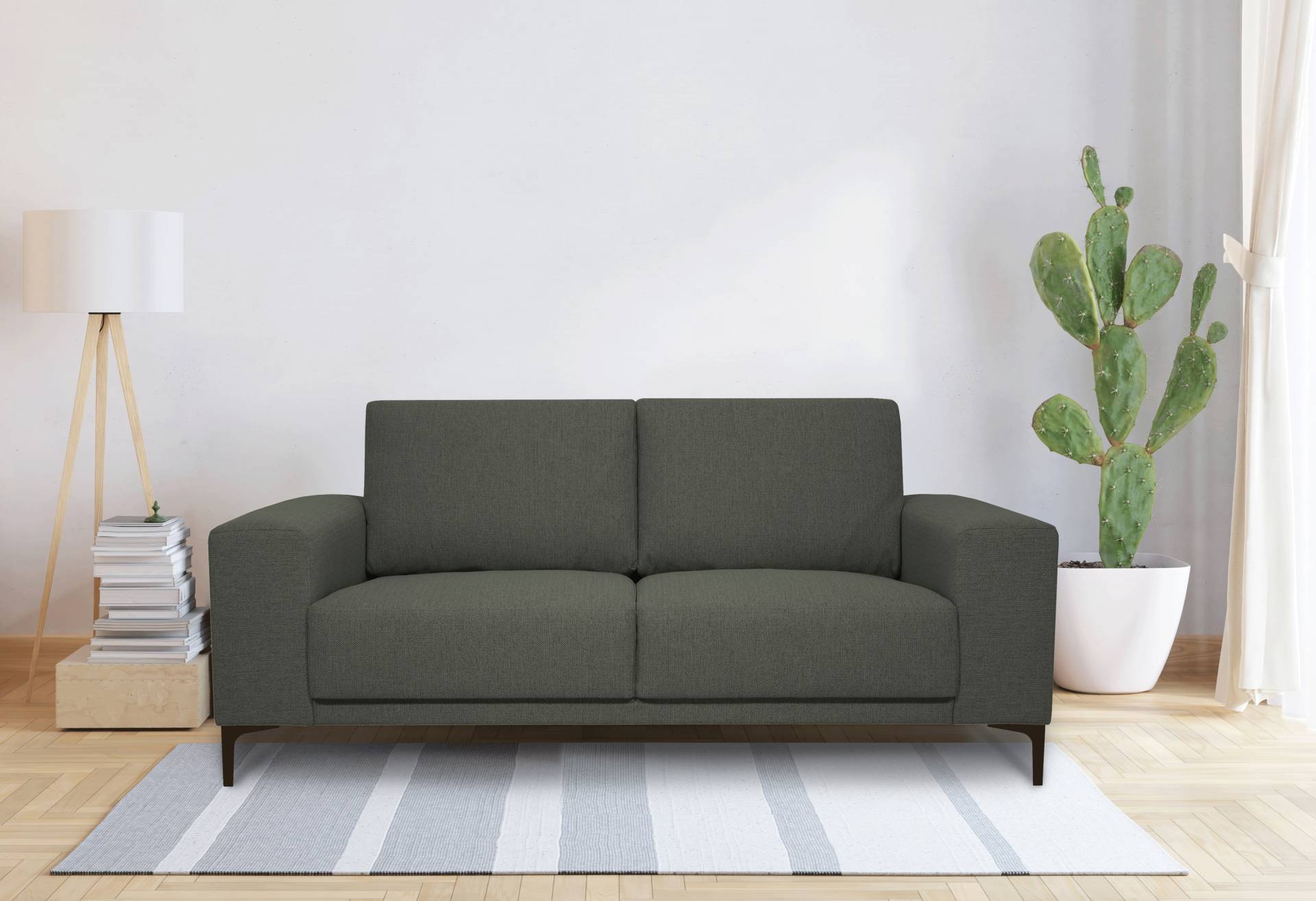 Places of Style 2-Sitzer »Xander«, Breite 164 cm, Webstoff, Soft-Touch Chenille, schwarze Metallfüssen Places of Style 2-Sitzer »Xander«, Breite 164 cm, Webstoff, Soft-Touch Chenille, schwarze Metallfüssen von PLACES OF STYLE