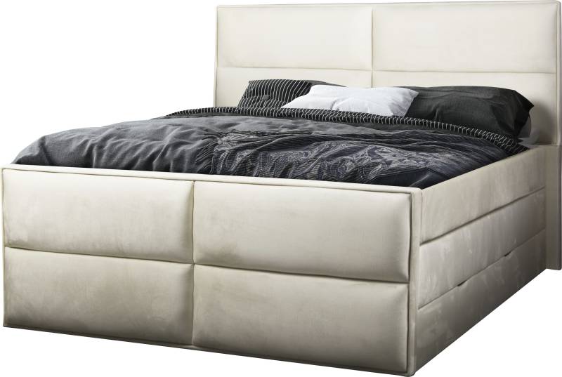 Places of Style Boxspringbett »Williston«, incl. Topper und Bettkasten, in 4 Breiten, 2 Matratzenarten von PLACES OF STYLE