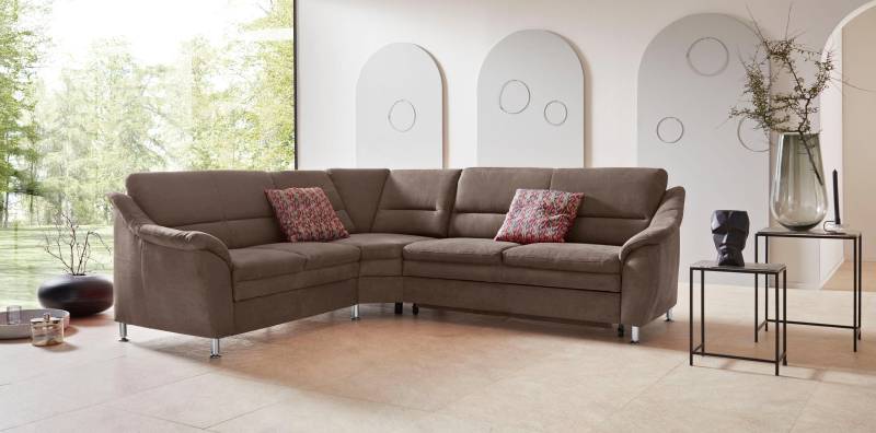 Places of Style Ecksofa »Cardoso L-Form«, mit Trapezecke für mehr Sitzkomfort, wahlweise auch mit Bettfunktion von PLACES OF STYLE