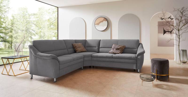 Places of Style Ecksofa »Cardoso L-Form«, mit Trapezecke für mehr Sitzkomfort, wahlweise auch mit Bettfunktion von PLACES OF STYLE