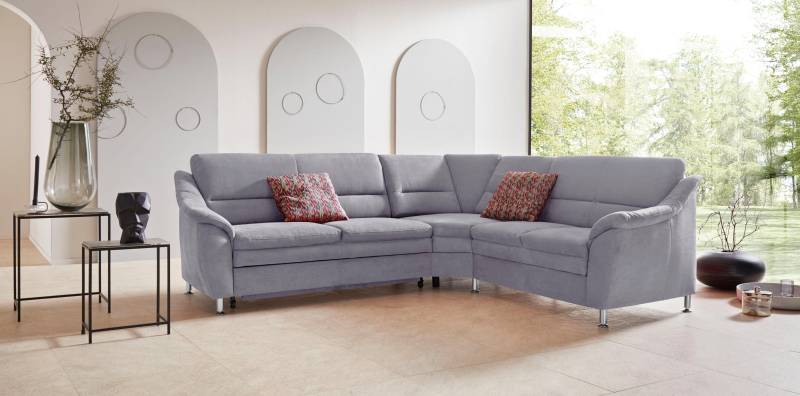 Places of Style Ecksofa »Cardoso L-Form«, mit Trapezecke für mehr Sitzkomfort, wahlweise auch mit Bettfunktion von PLACES OF STYLE