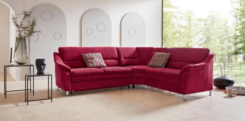 Places of Style Ecksofa »Cardoso L-Form«, mit Trapezecke für mehr Sitzkomfort, wahlweise auch mit Bettfunktion von PLACES OF STYLE