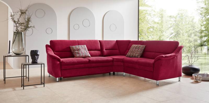 Places of Style Ecksofa »Cardoso L-Form«, mit Trapezecke für mehr Sitzkomfort, wahlweise auch mit Bettfunktion von PLACES OF STYLE