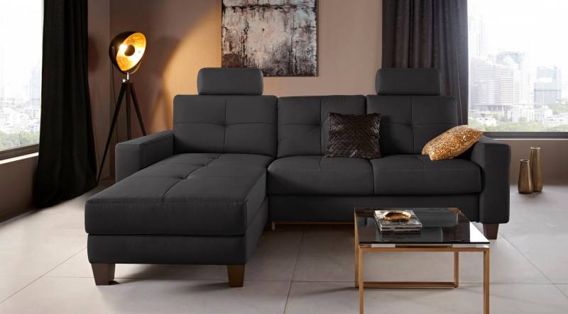 Places of Style Ecksofa »Varese L-Form«, Recamiere wahlweise mit elektrischer Relaxfunktion, 2-Sitzer-Element von PLACES OF STYLE