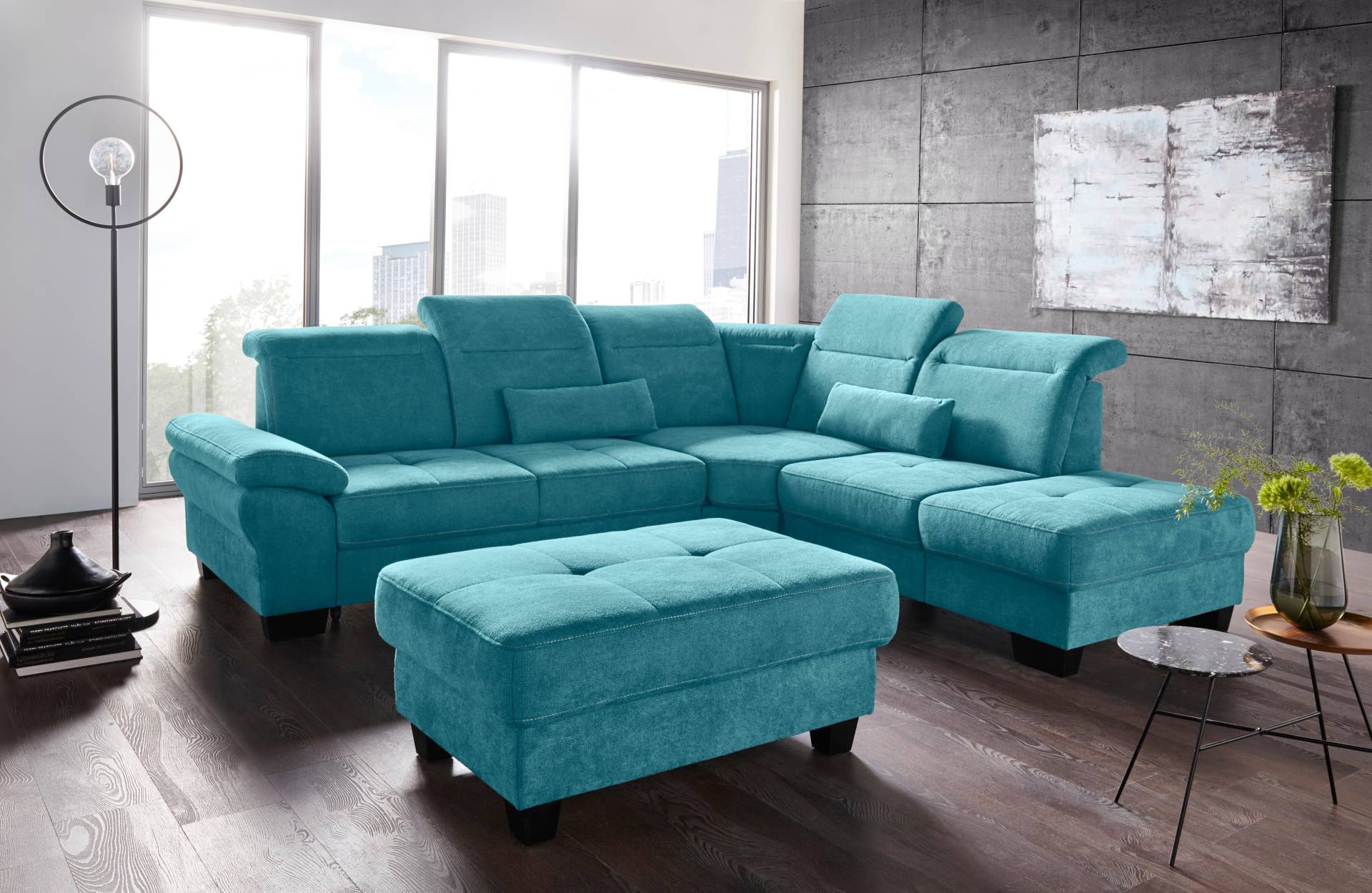 Places of Style Ecksofa »Cornwall L-Form«, incl. Sitztiefenverstellung, mit Bettfunktion und Kopfteilverstellung Places of Style Ecksofa »Cornwall L-Form«, incl. Sitztiefenverstellung, mit Bettfunktion und Kopfteilverstellung von PLACES OF STYLE