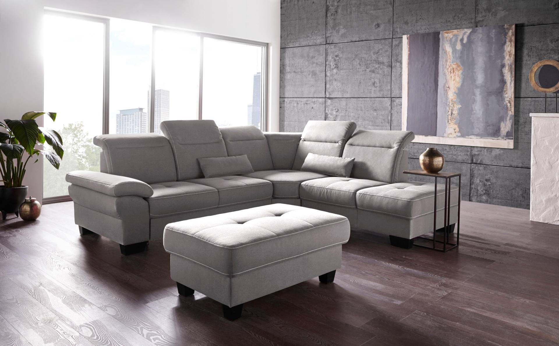 Places of Style Ecksofa »Cornwall L-Form«, incl. Sitztiefenverstellung, mit Bettfunktion und Kopfteilverstellung Places of Style Ecksofa »Cornwall L-Form«, incl. Sitztiefenverstellung, mit Bettfunktion und Kopfteilverstellung von PLACES OF STYLE