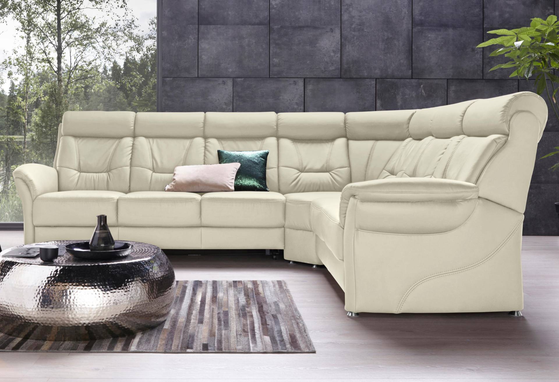 Places of Style Ecksofa »Sardinien L-Form«, mit Kopfteilverstellung, wahlweise mit Bettfunktion von PLACES OF STYLE