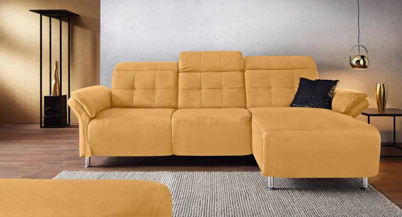 Places of Style Ecksofa »Manhattan L-Form«, 2 Sitze mit elektrischer Relaxfunktion, verstellbare Armlehnen von PLACES OF STYLE