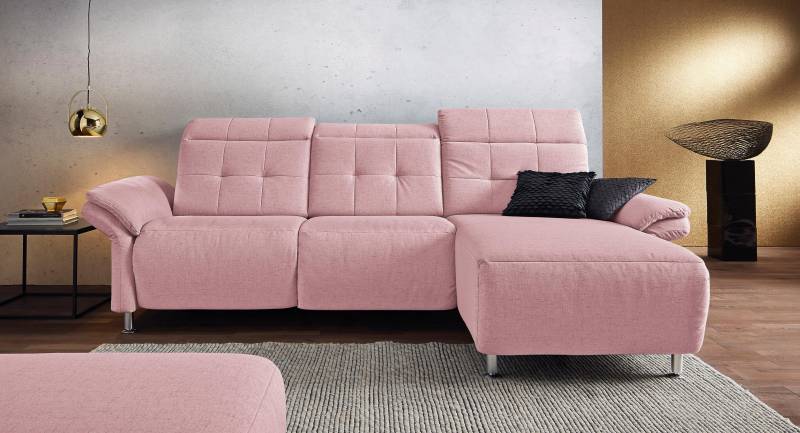 Places of Style Ecksofa »Manhattan L-Form«, 2 Sitze mit elektrischer Relaxfunktion, verstellbare Armlehnen von PLACES OF STYLE