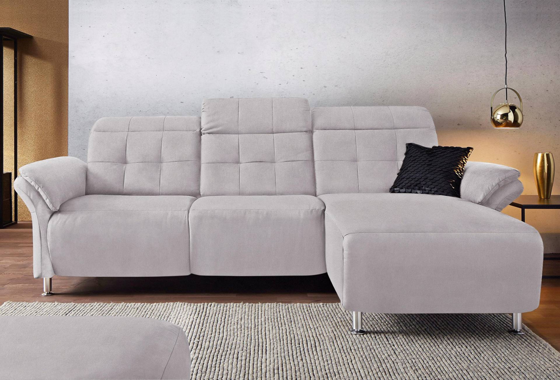 Places of Style Ecksofa »Manhattan L-Form«, 2 Sitze mit elektrischer Relaxfunktion, verstellbare Armlehnen von PLACES OF STYLE