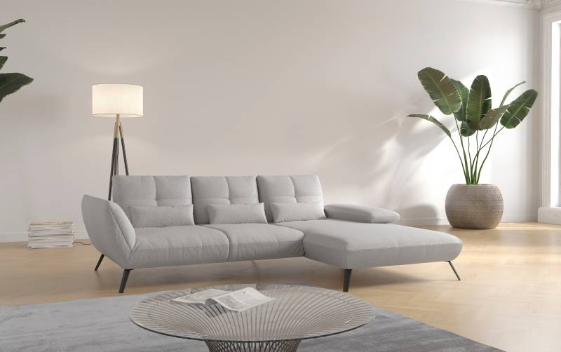 Places of Style Ecksofa »Mikado L-Form«, inkl. Sitztiefenverstellung und Armteilverstellung von PLACES OF STYLE