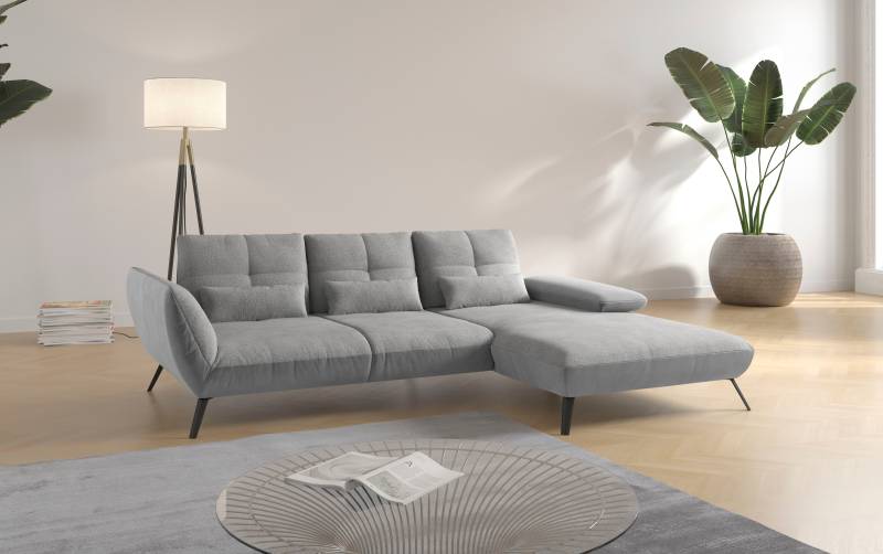 Places of Style Ecksofa »Mikado L-Form«, inkl. Sitztiefenverstellung und Armteilverstellung von PLACES OF STYLE