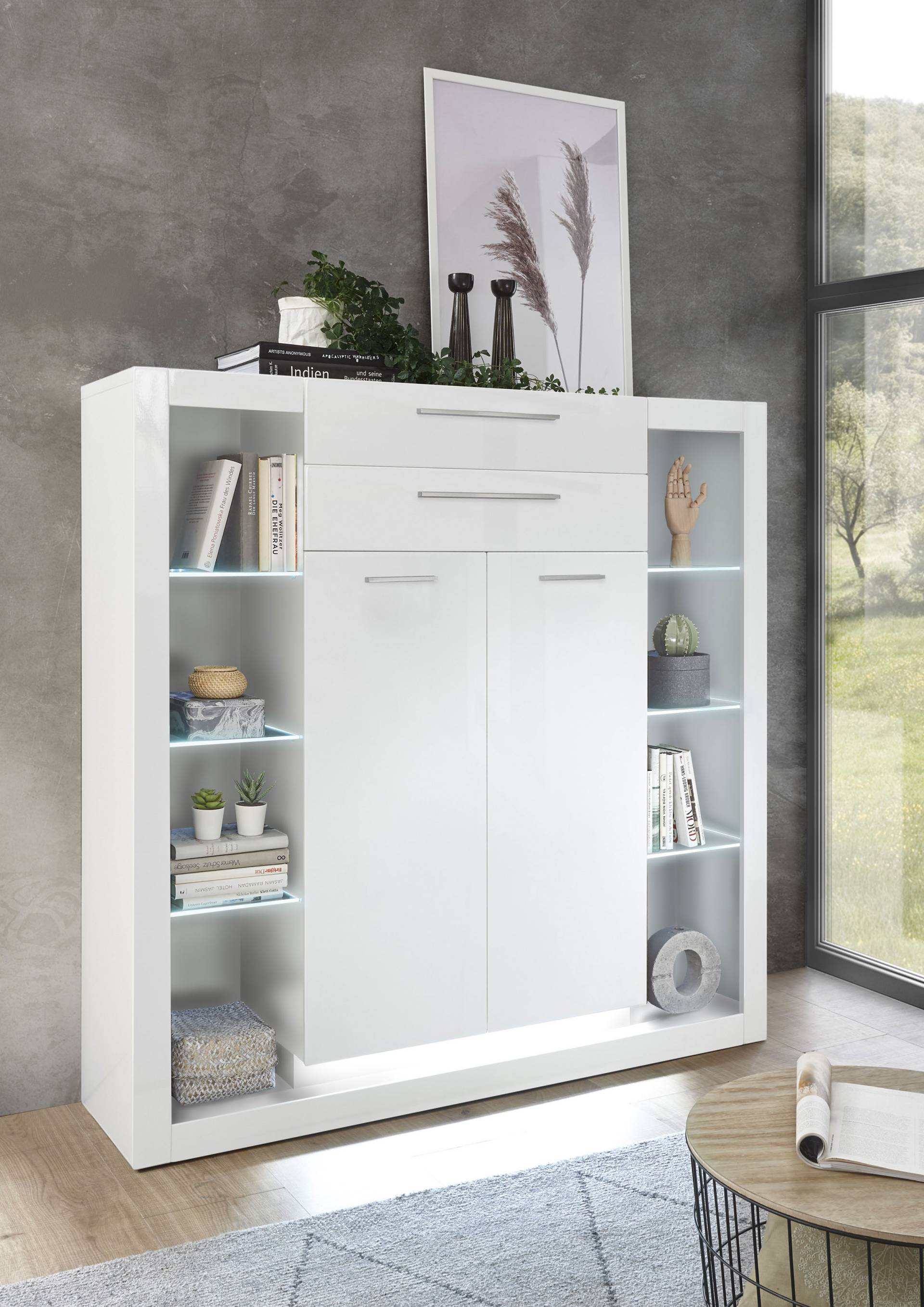 Places of Style Highboard »MERAN«, Höhe ca. 139 cm Places of Style Highboard »MERAN«, Höhe ca. 139 cm von PLACES OF STYLE