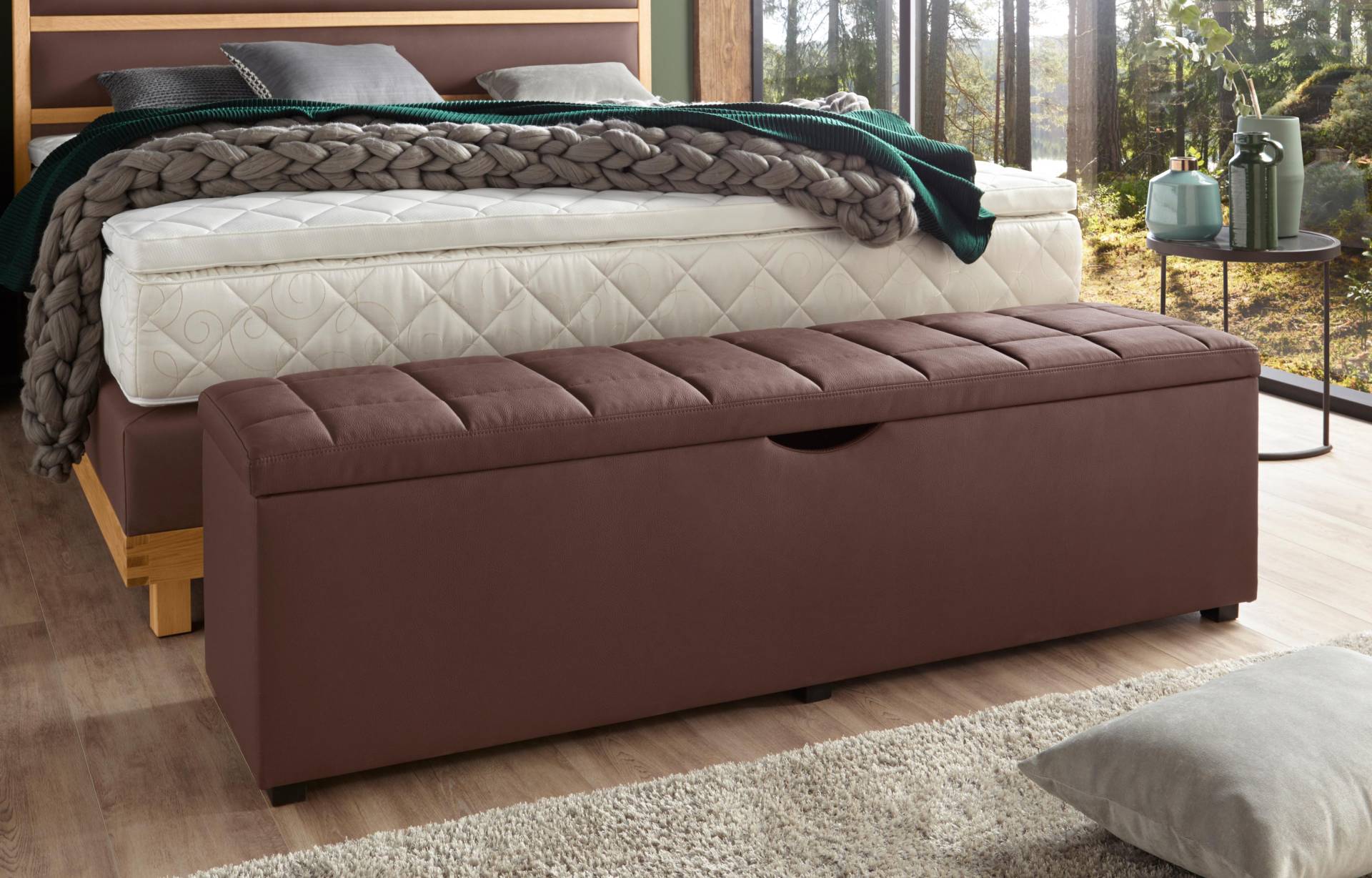 Places of Style Hockerbank »Checked«, mit Stauraum, Breite 120 cm und 160 cm, als Bettbank geeignet Places of Style Hockerbank »Checked«, mit Stauraum, Breite 120 cm und 160 cm, als Bettbank geeignet von PLACES OF STYLE