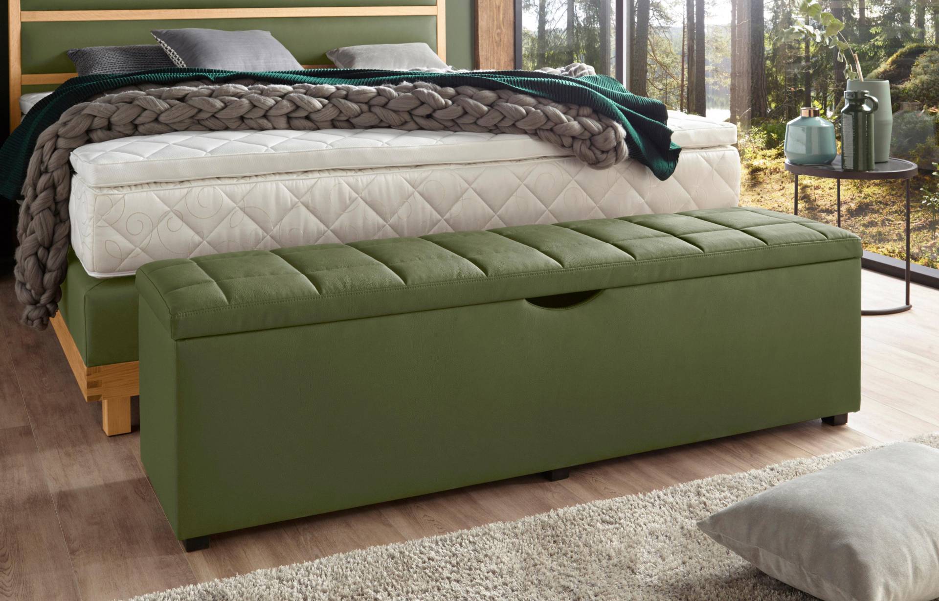 Places of Style Hockerbank »Checked«, mit Stauraum, Breite 120 cm und 160 cm, als Bettbank geeignet Places of Style Hockerbank »Checked«, mit Stauraum, Breite 120 cm und 160 cm, als Bettbank geeignet von PLACES OF STYLE
