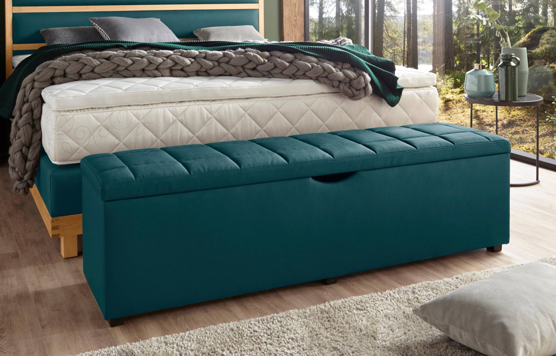 Places of Style Hockerbank »Checked«, mit Stauraum, Breite 120 cm und 160 cm, als Bettbank geeignet Places of Style Hockerbank »Checked«, mit Stauraum, Breite 120 cm und 160 cm, als Bettbank geeignet von PLACES OF STYLE