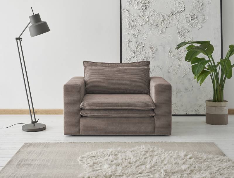 Places of Style Loveseat »PIAGGE«, Hochwertiger Cord, trendiger Loveseat von PLACES OF STYLE