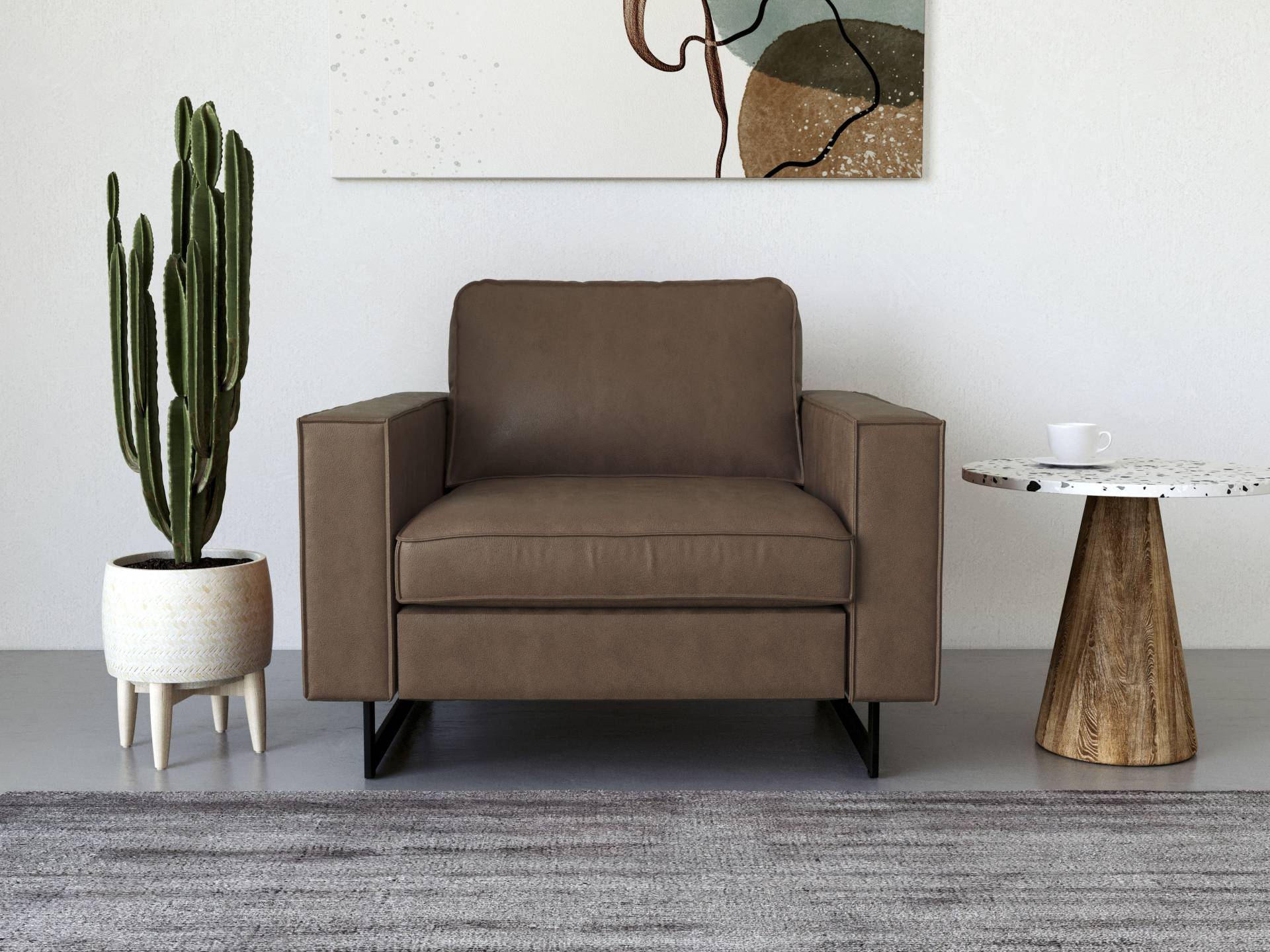 Places of Style Loveseat »Pinto«, mit Keder, Metallfüssen und auch in Cord Bezug erhältlich Places of Style Loveseat »Pinto«, mit Keder, Metallfüssen und auch in Cord Bezug erhältlich von PLACES OF STYLE