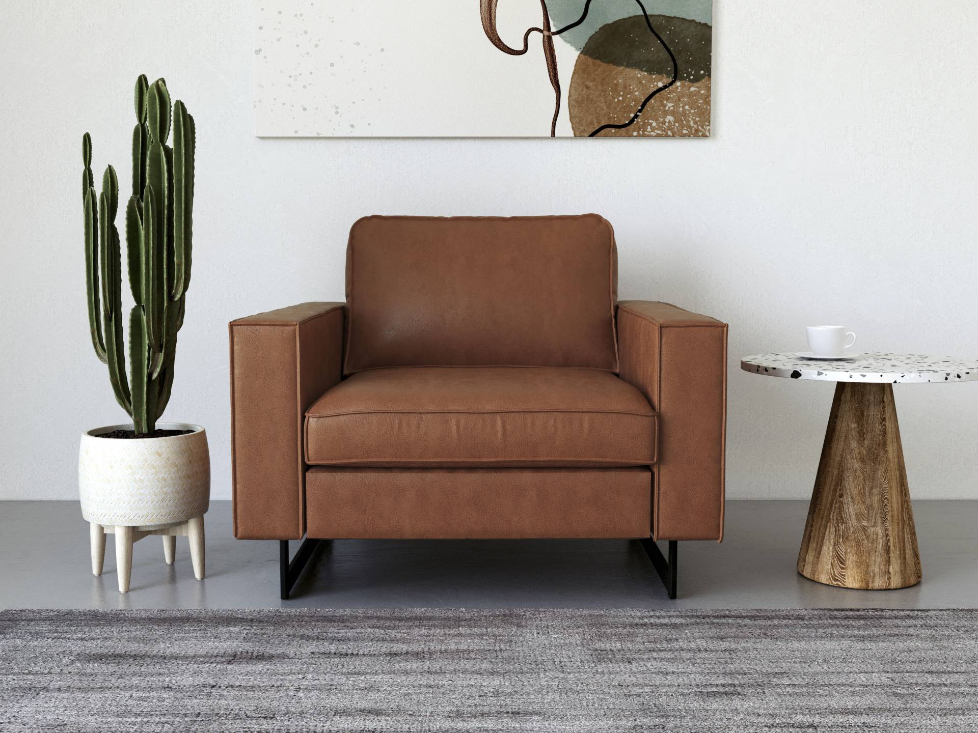 Places of Style Loveseat »Pinto«, mit Keder, Metallfüssen und auch in Cord Bezug erhältlich Places of Style Loveseat »Pinto«, mit Keder, Metallfüssen und auch in Cord Bezug erhältlich von PLACES OF STYLE