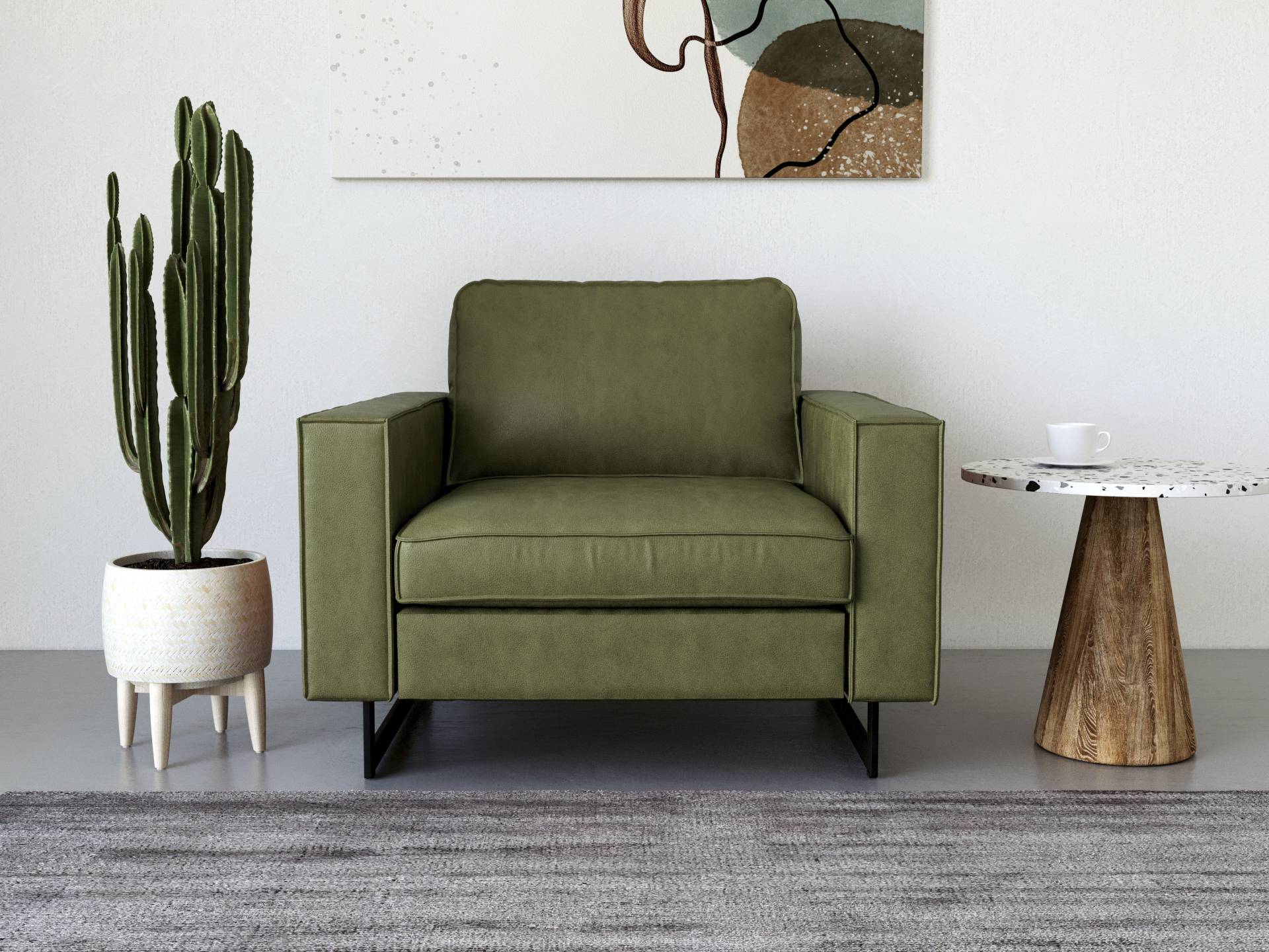 Places of Style Loveseat »Pinto«, mit Keder, Metallfüssen und auch in Cord Bezug erhältlich Places of Style Loveseat »Pinto«, mit Keder, Metallfüssen und auch in Cord Bezug erhältlich von PLACES OF STYLE